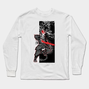 Samurai Warrior Ghost Rider Long Sleeve T-Shirt